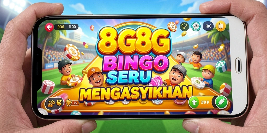 Gameplay seru Bingo di 8G8G dengan pemain aktif.