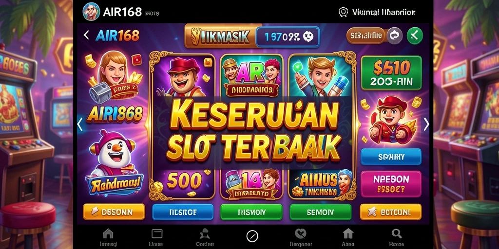 Tampilan gameplay yang menarik di AIR168 dengan berbagai tema slot.