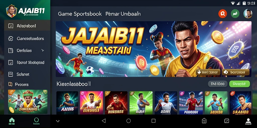 Tampilan menarik AJAIB11 saat melakukan taruhan olahraga.