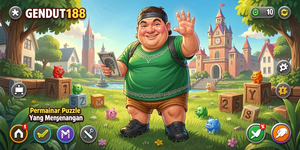Tampilan gameplay <strong>GENDUT188</strong> dalam menyelesaikan puzzle.