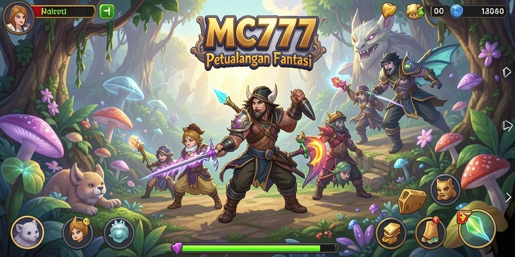 Tampilan permainan petualangan yang memikat di MC777.