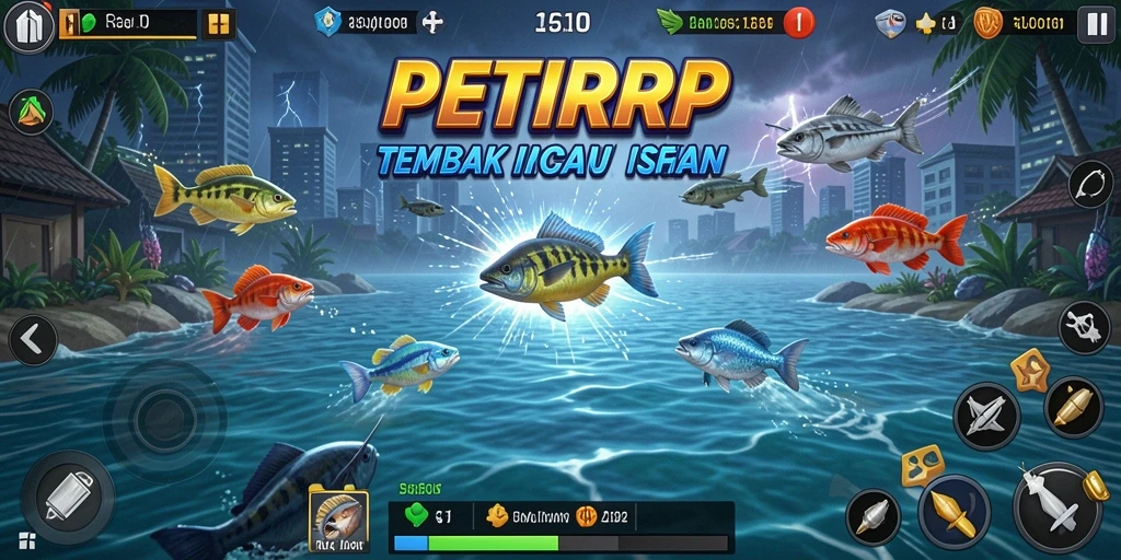 Gameplay seru menembak ikan di PETIRRP.