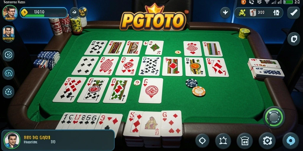 Tampilan gameplay PGTOTO yang menarik saat bermain Gaple.