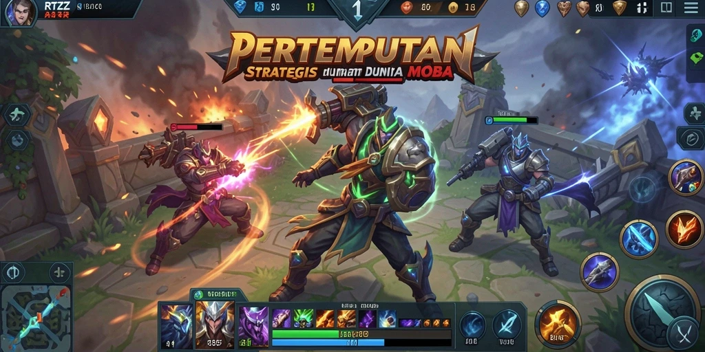 Tampilkan pertempuran strategis yang mendebarkan dalam RTZZ.