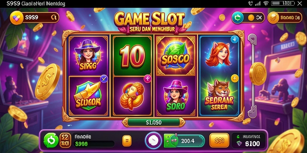 Tampilan gameplay S9S9 yang penuh warna dan menarik.