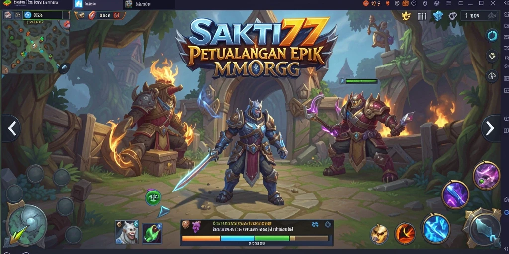 Tampilan gameplay SAKTI77 yang menarik dan penuh aksi.