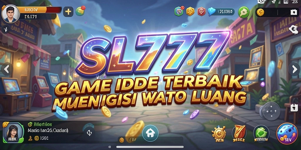 Tangkapan layar utama SL777 menunjukkan gameplay mendebarkan dan manajemen bisnis yang seru.