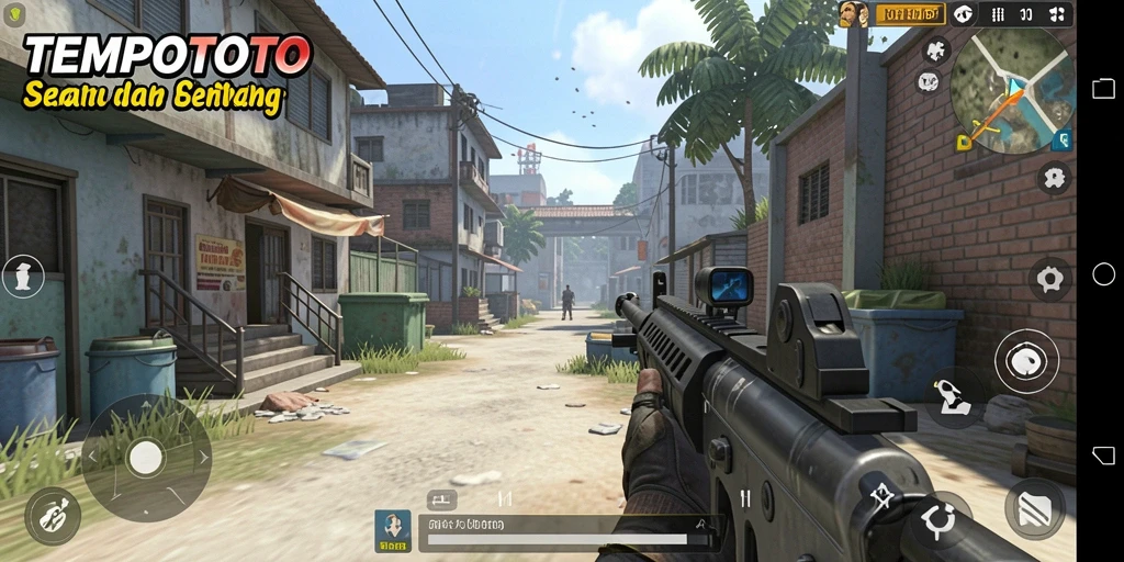 Gameplay dinamis dan grafis memukau TEMPOTOTO.